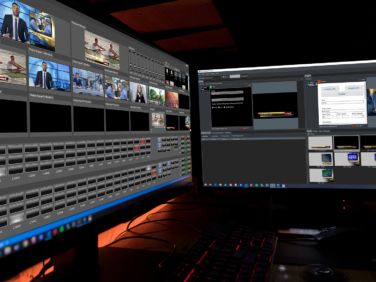 The PRIME Live Platform's new 2ME production switcher and PRIME Designer graphics interface
