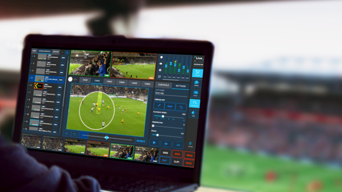 With Chyron LIVE, you can comb through your camera footage, clip off a replay clip, add dynamic telestration elements to highlight the crucial elements of the play, and add it to a playlist for highlight reel playout. Utilize the power of the cloud for telestrated replay, audio mixing, and more!