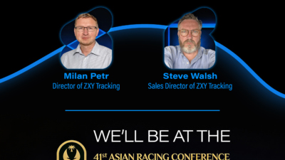 Chyron ZXY Tracking real-time positioning and speed data for racing broadcast