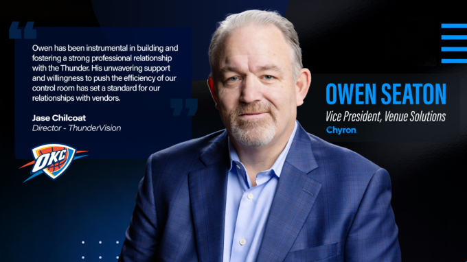 Owen Seaton Vice President Venue Solutions Chyron