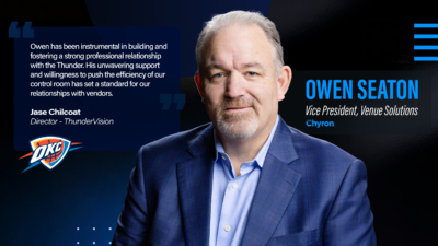 Owen Seaton Vice President Venue Solutions Chyron